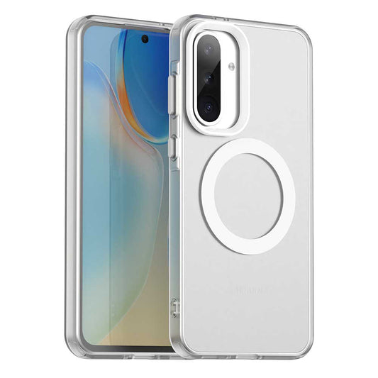 MagSafe ovitek za Samsung Galaxy A36 A366, Techsuit, CandyCase, Bela