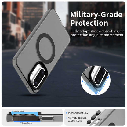 MagSafe ovitek za Samsung Galaxy A36 A366, Techsuit, CandyCase, Črn