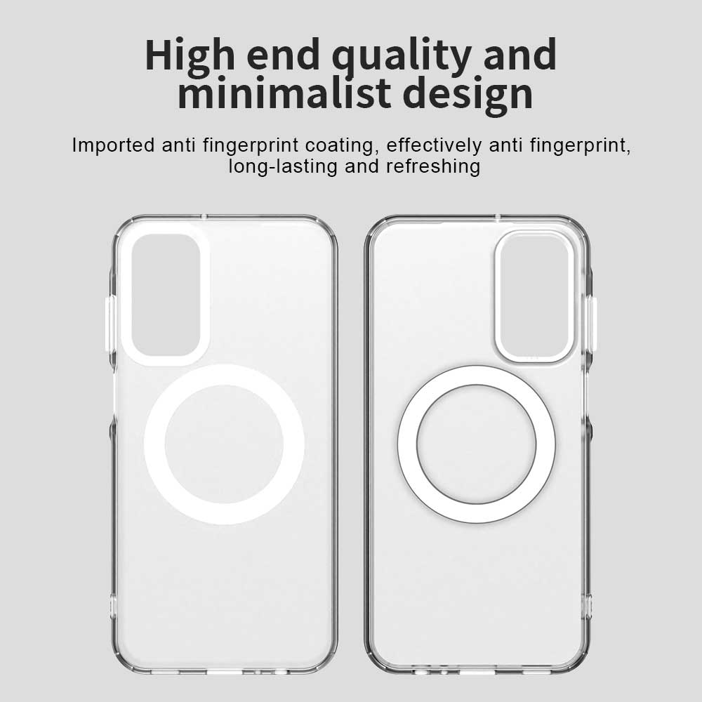 MagSafe Case for Samsung Galaxy A55 5G A556, Techsuit, CandyCase, White