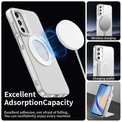 MagSafe Case for Samsung Galaxy A55 5G A556, Techsuit, CandyCase, White
