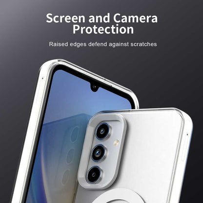 MagSafe Case for Samsung Galaxy A55 5G A556, Techsuit, CandyCase, White