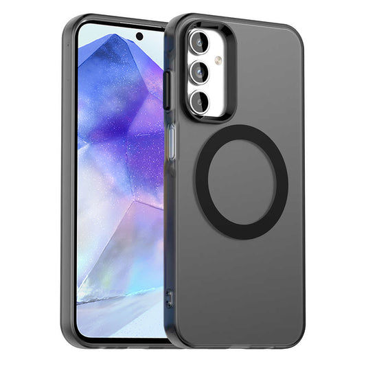 MagSafe ovitek za Samsung Galaxy A55 5G A556, Techsuit, CandyCase, Črn