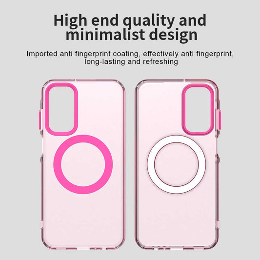 Ovitek MagSafe za Samsung Galaxy A55 5G A556, Techsuit, CandyCase, Roza