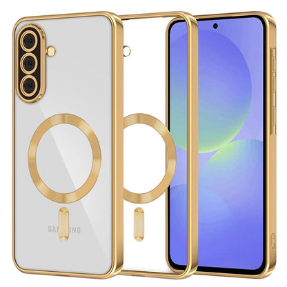 MagSafe ovitek za Samsung Galaxy A56 A566 / A36 A366, Techsuit, Luxury Crystal, Zlata