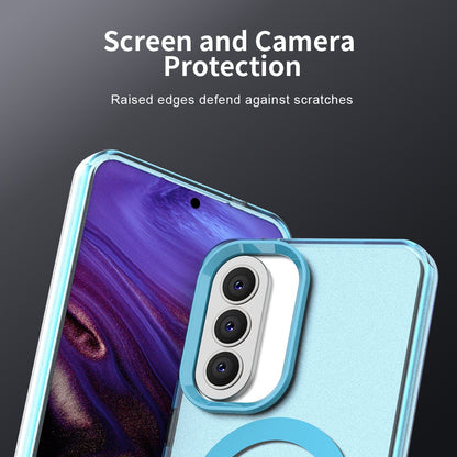 Ovitek MagSafe za Samsung Galaxy A57 5G, Techsuit, CandyCase, Modra