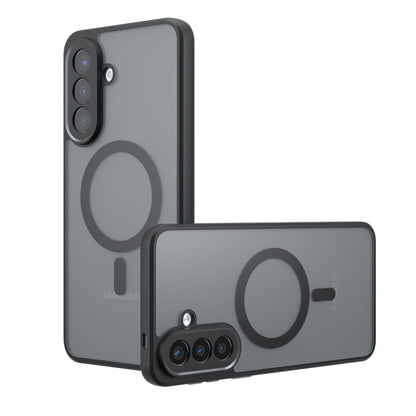 Ovitek MagSafe za Samsung Galaxy A57 5G, Techsuit, PureFrost, Satenasto črn