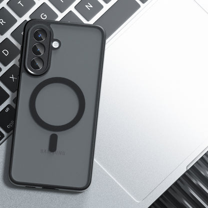 Ovitek MagSafe za Samsung Galaxy A57 5G, Techsuit, PureFrost, Satenasto črn