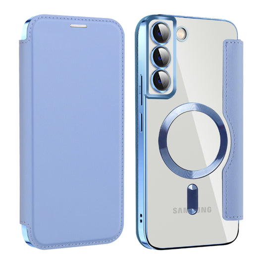 MagSafe ovitek za Samsung Galaxy S22+ 5G S906, Techsuit, SmartMag Book, modra