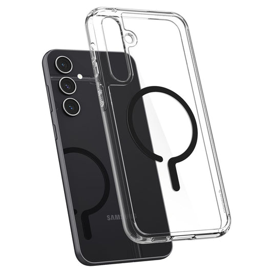Ovitek MagSafe za Samsung Galaxy S23 FE S711, Spigen, Ultra Hybrid OneTap Ring, Prozoren