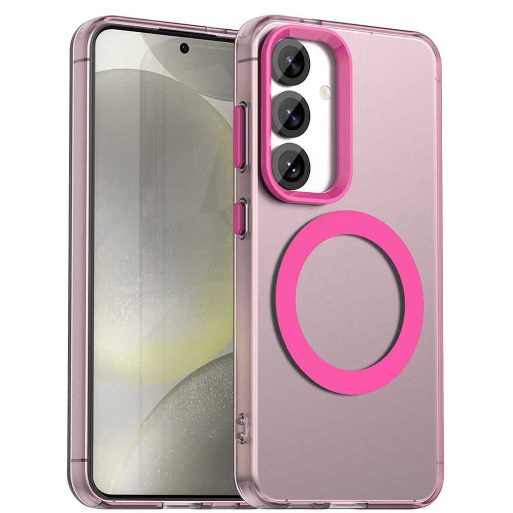 MagSafe ovitek za Samsung Galaxy S23 FE S711, Techsuit, CandyCase, roza