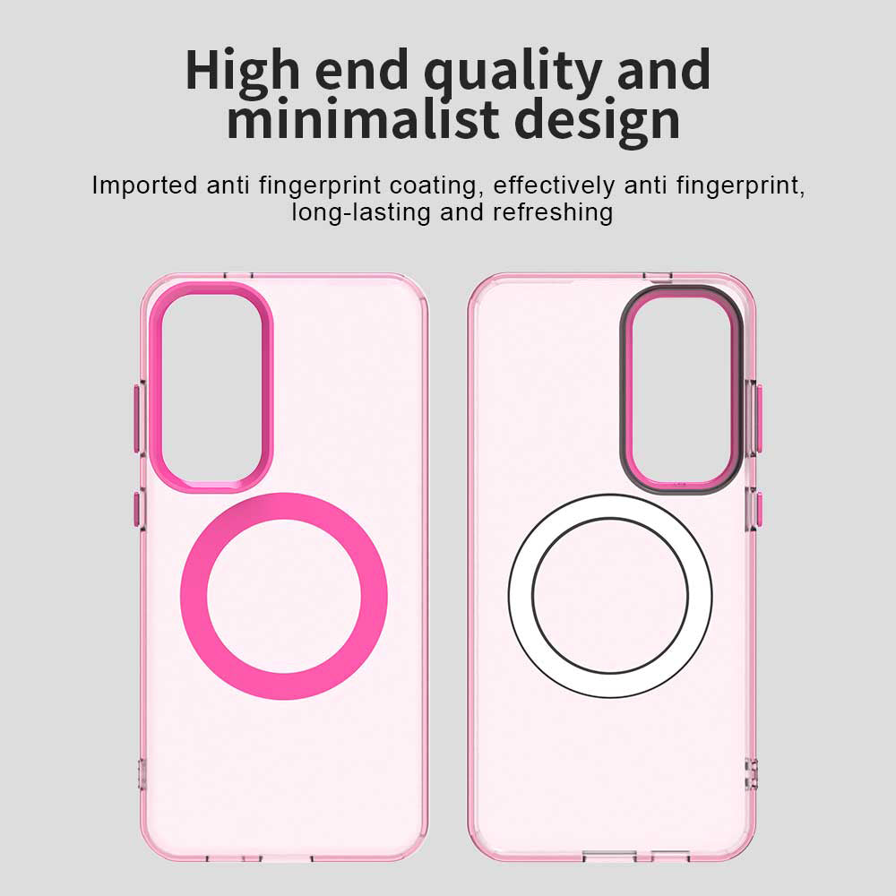 MagSafe ovitek za Samsung Galaxy S23 FE S711, Techsuit, CandyCase, roza