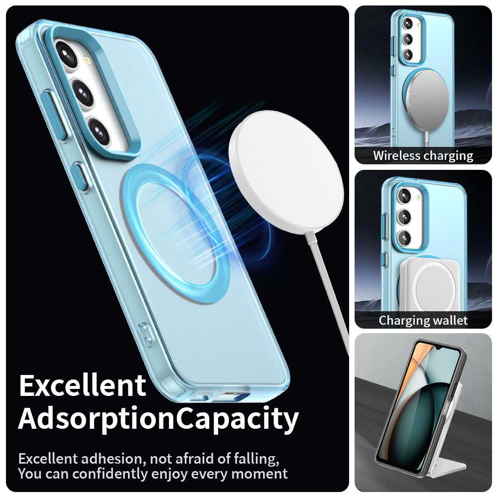 MagSafe Case for Samsung Galaxy S23+ S916, Techsuit, CandyCase, Blue