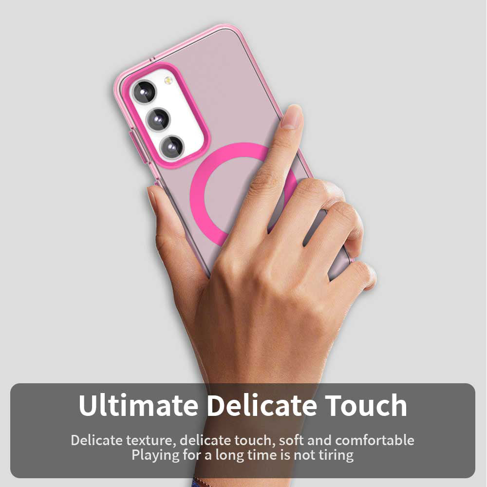 MagSafe ovitek za Samsung Galaxy S23 S911, Techsuit, CandyCase, Roza