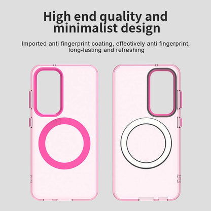MagSafe ovitek za Samsung Galaxy S23 S911, Techsuit, CandyCase, Roza