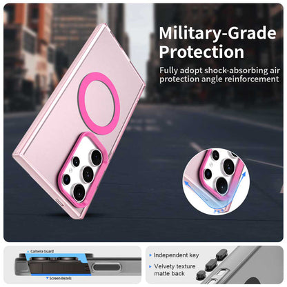 MagSafe ovitek za Samsung Galaxy S23 Ultra S918, Techsuit, CandyCase, roza