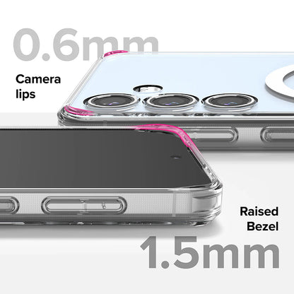 MagSafe ovitek za Samsung Galaxy S24 FE S721, Ringke, Fusion, Prozoren