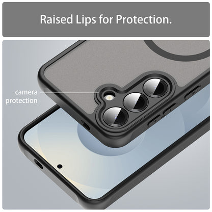 MagSafe Case for Samsung Galaxy S24+ S926, Techsuit, HaloFrost II, Black