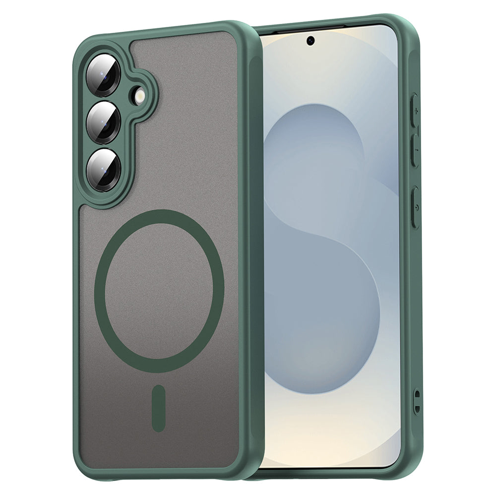 MagSafe Case for Samsung Galaxy S24+ S926, Techsuit, HaloFrost II, Green