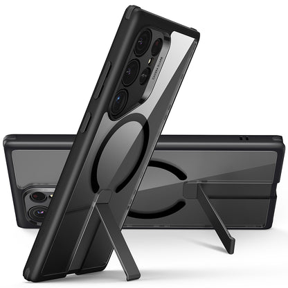 Ovitek MagSafe za Samsung Galaxy S24 Ultra S928, ESR, Boost Flickstand, Prozorno črn