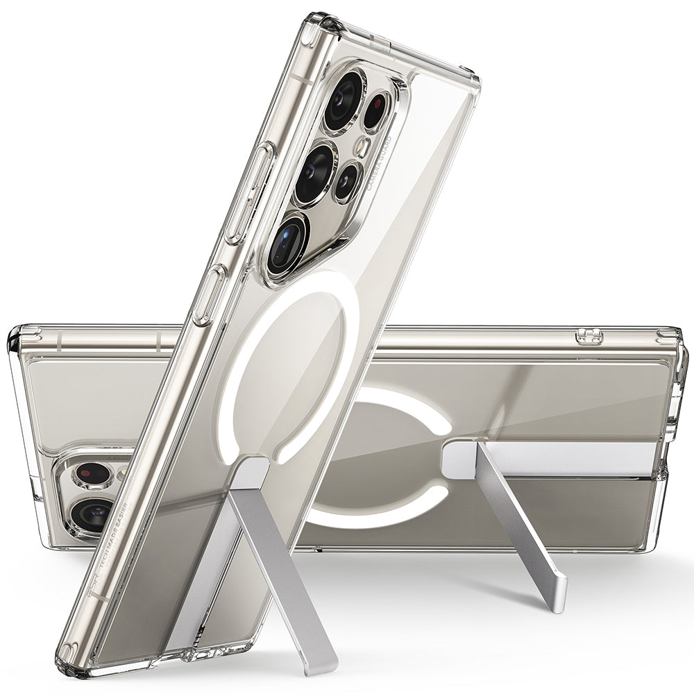Ovitek MagSafe za Samsung Galaxy S24 Ultra S928, ESR, Boost Flickstand, Prozoren