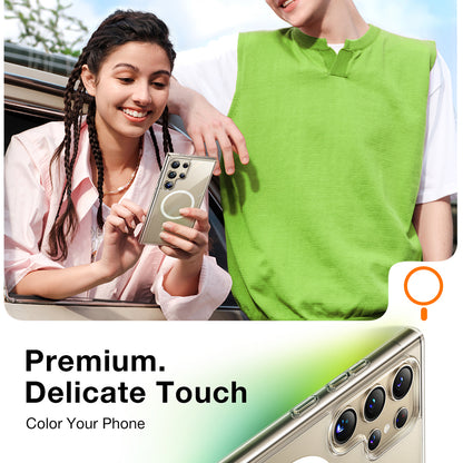 MagSafe ovitek za Samsung Galaxy S24 Ultra S928, Torras, Diamond, Prozoren