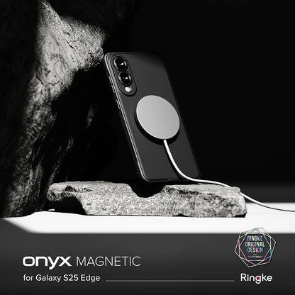 MagSafe ovitek za Samsung Galaxy S25 Edge S937, Ringke, Onyx, Črn