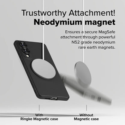 MagSafe ovitek za Samsung Galaxy S25 Edge S937, Ringke, Onyx, Črn