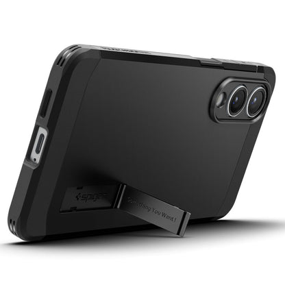 MagSafe Case for Samsung Galaxy S25 Edge S937, Spigen, Tough Armor, Black ACS09422