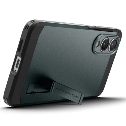 MagSafe Case for Samsung Galaxy S25 Edge S937, Spigen, Tough Armor, Green ACS09424