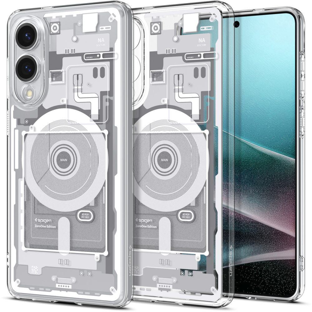 MagSafe Case for Samsung Galaxy S25 Edge S937, Spigen, Ultra Hybrid Zero One, White ACS09417
