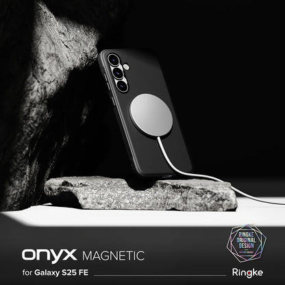 MagSafe ovitek za Samsung Galaxy S25 FE, Ringke, Onyx, Črn