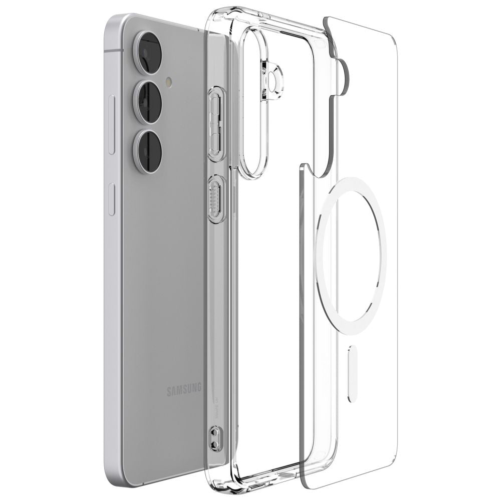 MagSafe ovitek za Samsung Galaxy S25 FE, Spigen, Ultra Hybrid, bel ACS10027