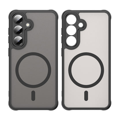 MagSafe Case for Samsung Galaxy S25 FE, Techsuit, HaloFrost II, Black