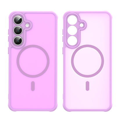MagSafe Case for Samsung Galaxy S25 FE, Techsuit, HaloFrost II, Pink