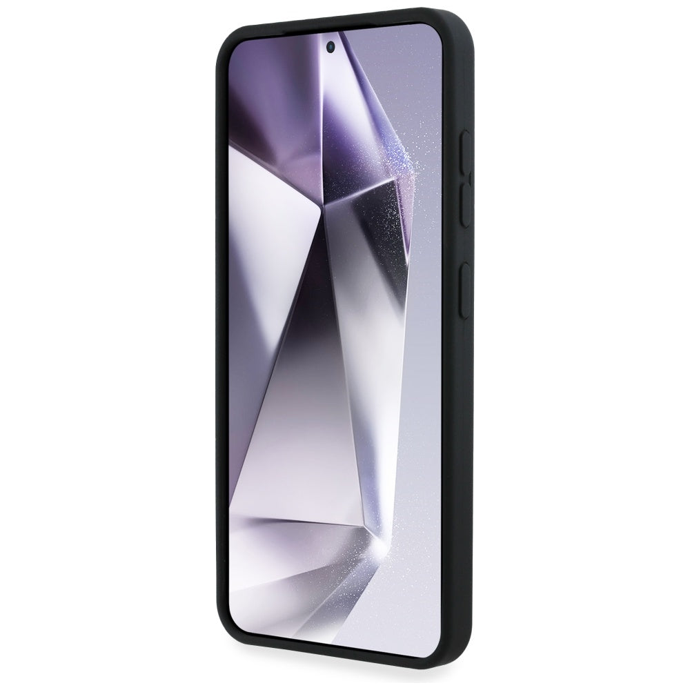 Ovitek MagSafe za Samsung Galaxy S25+ S936, Karl Lagerfeld, Silicone Double Heads, črn