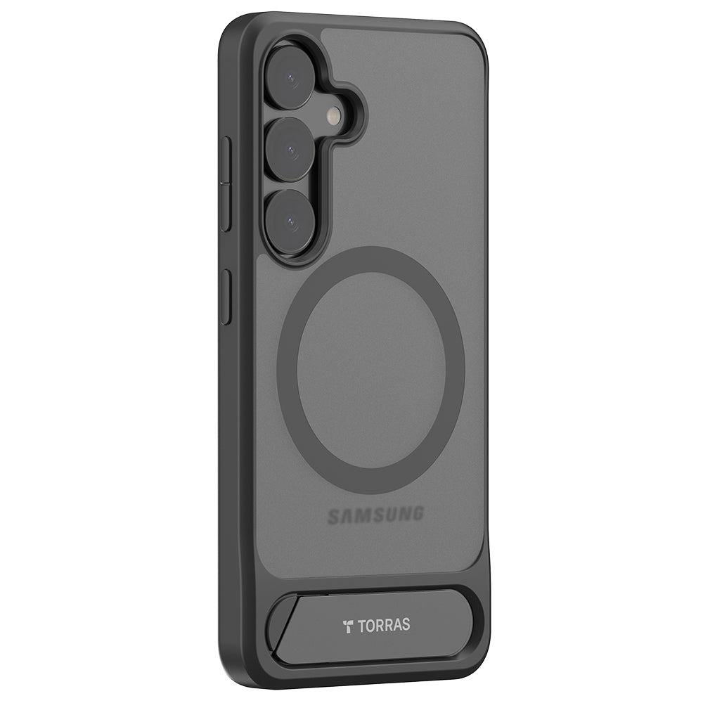 MagSafe ovitek za Samsung Galaxy S25+ S936, Torras, Pstand, Črn