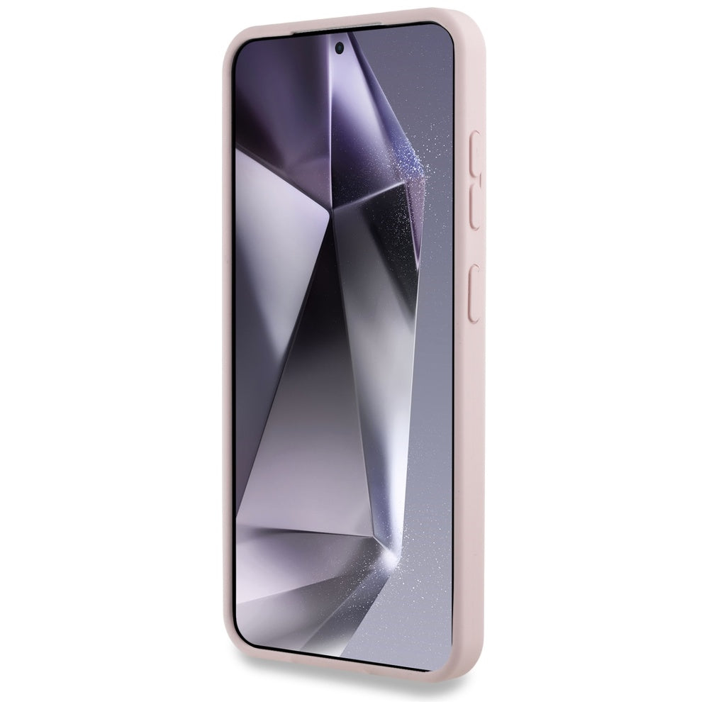 Ovitek MagSafe za Samsung Galaxy S25 S931, Karl Lagerfeld, Silicone Double Heads, Roza