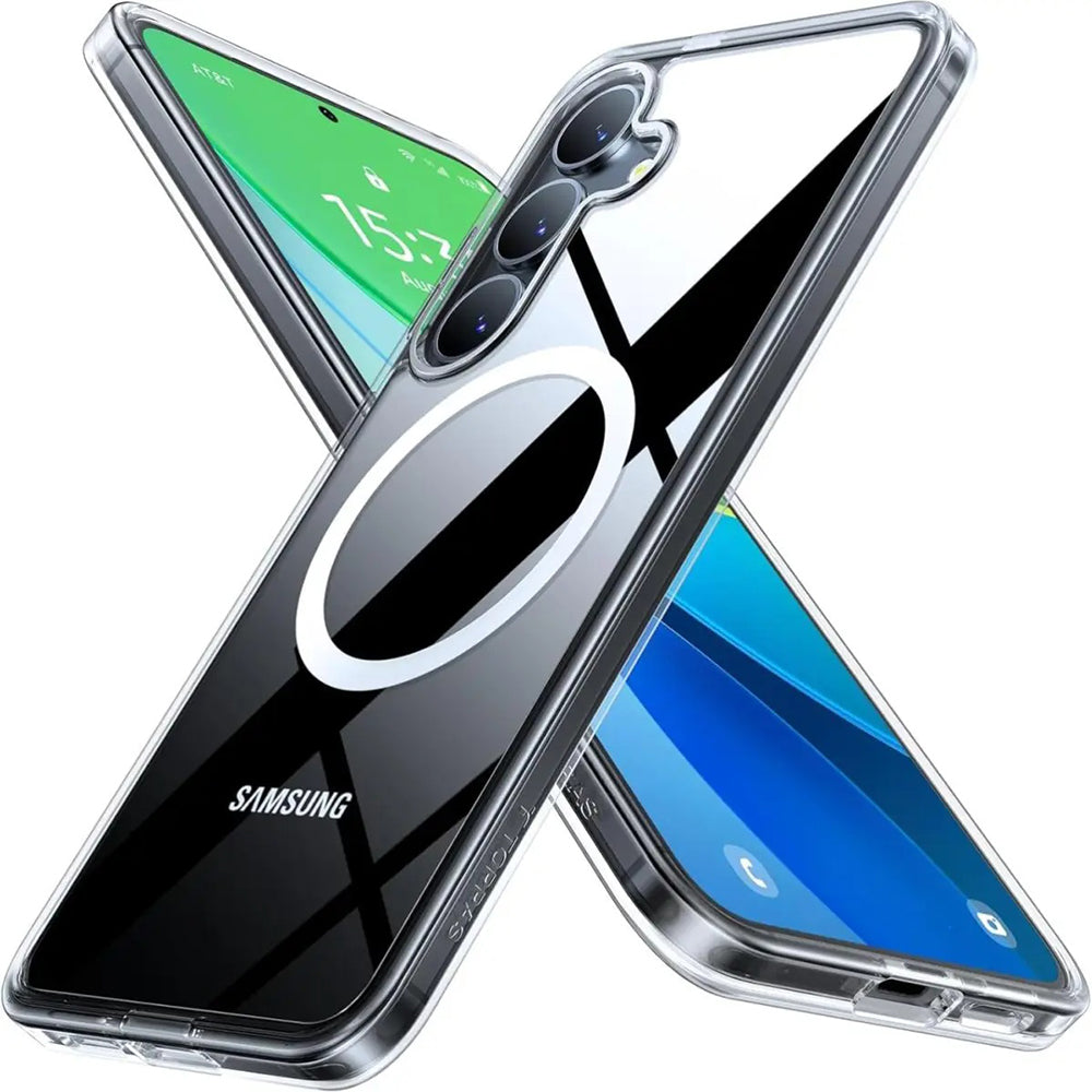 Ovitek MagSafe za Samsung Galaxy S25 S931, Torras, Guardian, Prozoren