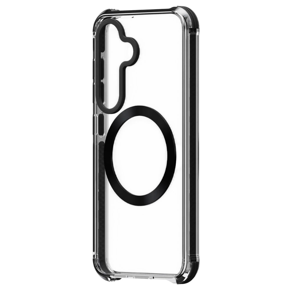 Ovitek MagSafe za Samsung Galaxy S25 S931, UNIQ, Combat MagClick, Črn