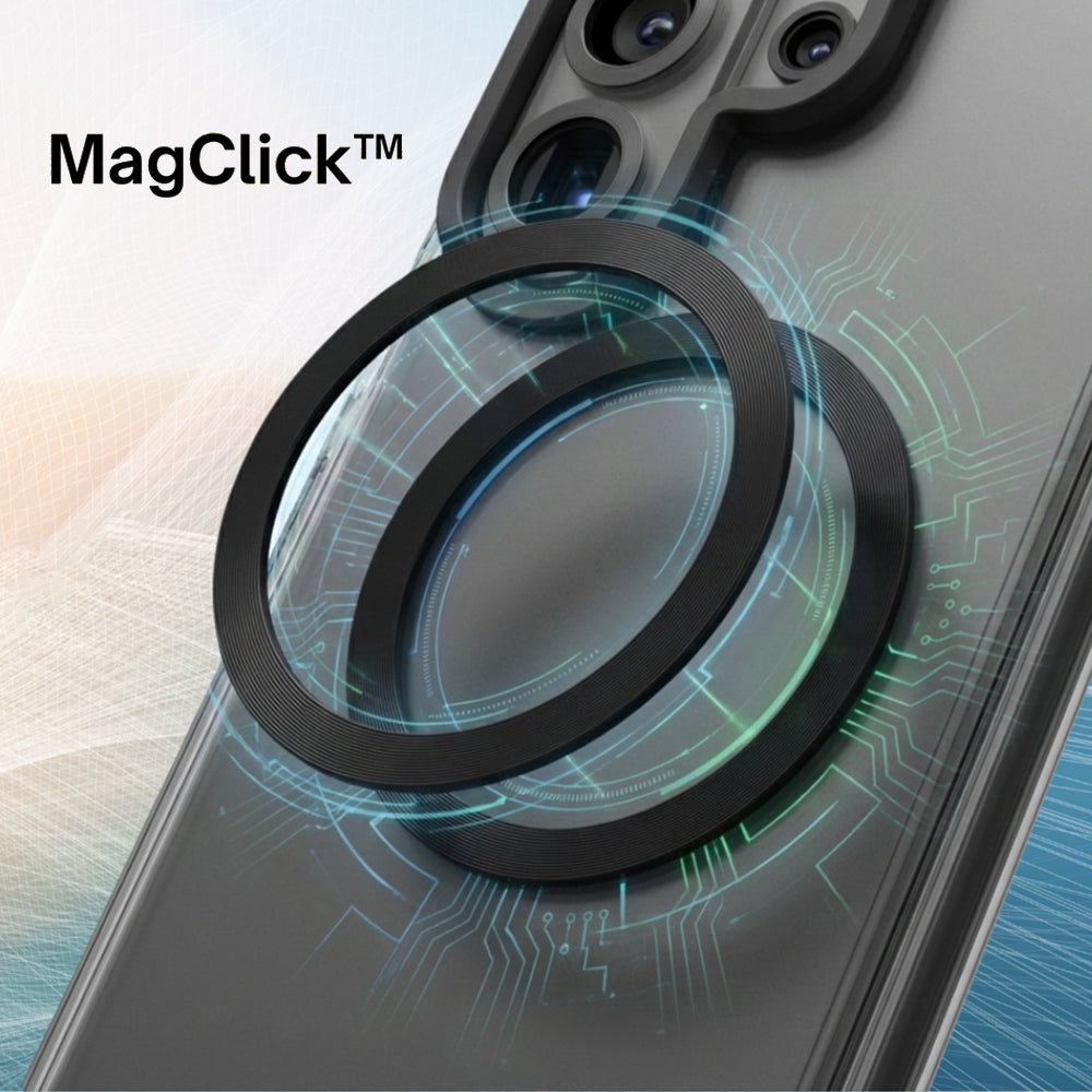 Ovitek MagSafe za Samsung Galaxy S25 S931, UNIQ, Combat MagClick, Črn