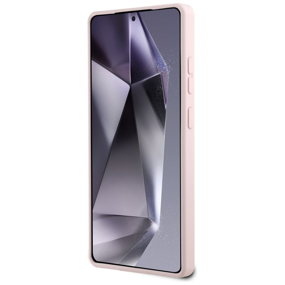 Ovitek MagSafe za Samsung Galaxy S25 Ultra S938, Karl Lagerfeld, Silicone Double Heads, Roza