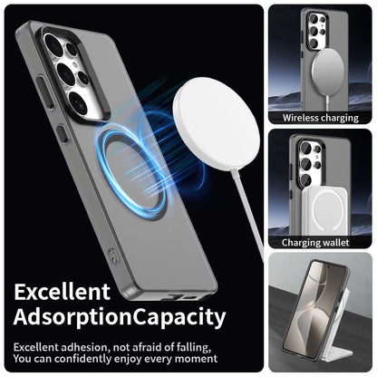 MagSafe Case for Samsung Galaxy S25 Ultra S938, Techsuit, CandyCase, Black