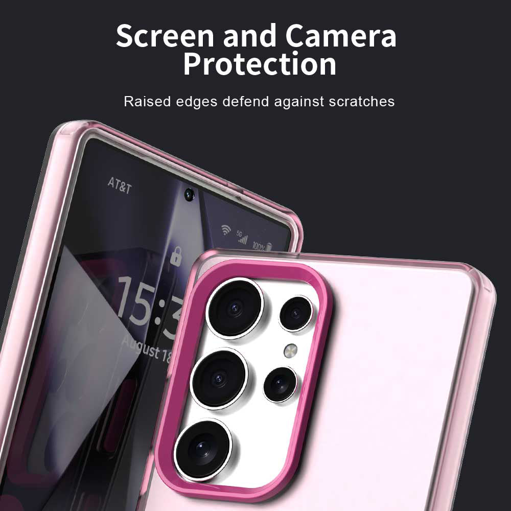 MagSafe Case for Samsung Galaxy S25 Ultra S938, Techsuit, CandyCase, Pink