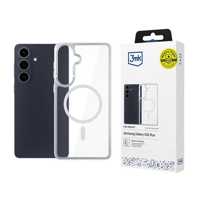 Ovitek MagSafe za Samsung Galaxy S26 Plus S947, 3MK, Armor MagCase, Prozoren