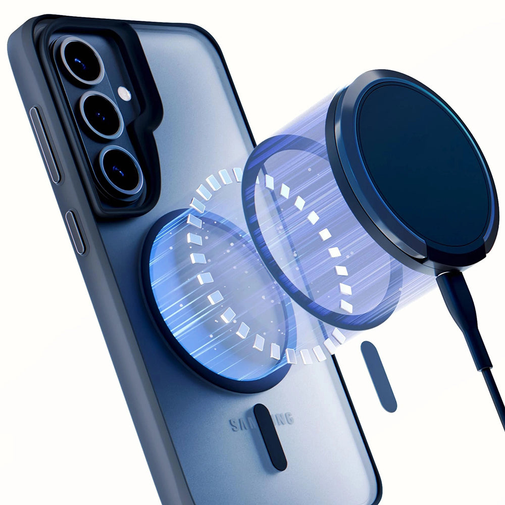 Ovitek MagSafe za Samsung Galaxy S26 Plus, 3MK, Satin Armor, Prozoren