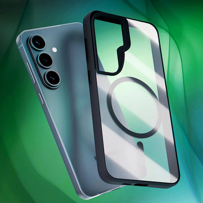 Ovitek MagSafe za Samsung Galaxy S26 Plus, 3MK, Satin Armor, Prozoren