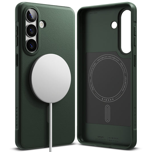 Ovitek MagSafe za Samsung Galaxy S26 Plus, Ringke, Onyx, Temno zelen