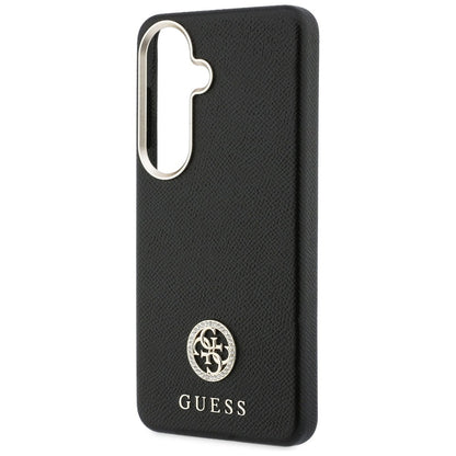 Ovitek MagSafe za Samsung Galaxy S26 Plus S947, Guess, Rhinestone Round Logo, Črn