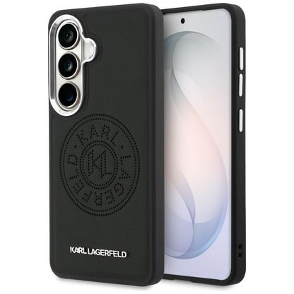 MagSafe Case for Samsung Galaxy S26 Plus S947, Karl Lagerfeld, Karl Round Point Logo, Black