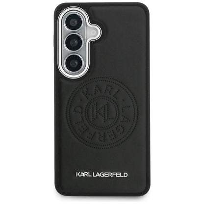 MagSafe Case for Samsung Galaxy S26 Plus S947, Karl Lagerfeld, Karl Round Point Logo, Black